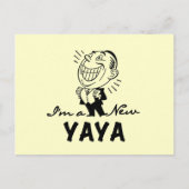 Glimlachende New Yaya Tshirts en geschenken Briefkaart (Voorkant)