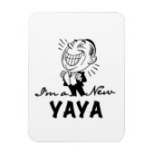 Glimlachende New Yaya Tshirts en geschenken Magneet (Verticaal)