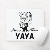 Glimlachende New Yaya Tshirts en geschenken Muismat (Met muis)