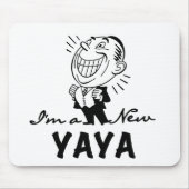 Glimlachende New Yaya Tshirts en geschenken Muismat (Voorkant)