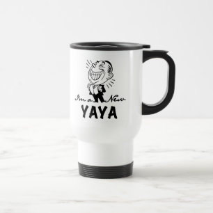 Glimlachende New Yaya Tshirts en geschenken Reisbeker