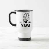 Glimlachende New Yaya Tshirts en geschenken Reisbeker (Links)
