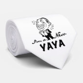 Glimlachende New Yaya Tshirts en geschenken Stropdas (Opgerold)