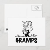 Glimlachende nieuwe Gramps T-shirts en geschenken Briefkaart (Voorkant / Achterkant)