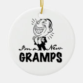 Glimlachende nieuwe Gramps T-shirts en geschenken Keramisch Ornament (Voorkant)
