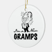Glimlachende nieuwe Gramps T-shirts en geschenken Keramisch Ornament (Links)