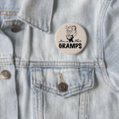 Glimlachende nieuwe Gramps T-shirts en geschenken Ronde Button 5,7 Cm (In situ)