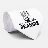 Glimlachende nieuwe Gramps T-shirts en geschenken Stropdas (Opgerold)