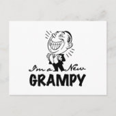 Glimlachende nieuwe Grampy T-shirts en geschenken Briefkaart (Voorkant)