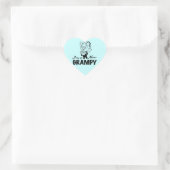 Glimlachende nieuwe Grampy T-shirts en geschenken Hart Sticker (Tas)