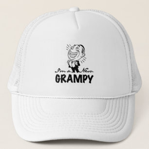 Glimlachende nieuwe Grampy T-shirts en geschenken Trucker Pet