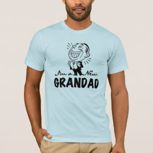 Glimlachende nieuwe Grandad T-shirts en geschenken