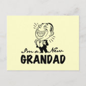 Glimlachende nieuwe Grandad T-shirts en geschenken Briefkaart (Voorkant)