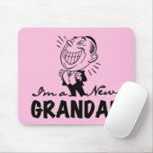 Glimlachende nieuwe Grandad T-shirts en geschenken Muismat (Met muis)