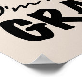 Glimlachende nieuwe Grandad T-shirts en geschenken Poster (Hoek)