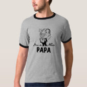Glimlachende nieuwe Papa T-shirts en geschenken (Voorkant)