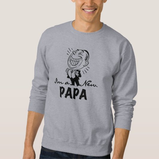 Glimlachende nieuwe Papa T-shirts en geschenken (Voorkant)