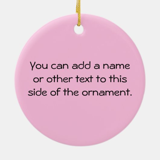 Glimlachende nieuwe Papa T-shirts en geschenken Keramisch Ornament (Achterkant)