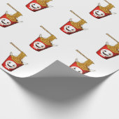 Glimlachende noedels cadeaupapier (Hoek)