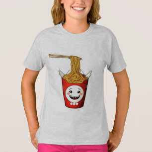 Glimlachende noedels t-shirt