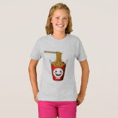 Glimlachende noedels t-shirt (Voorkant volledig)
