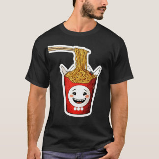 Glimlachende noedels t-shirt