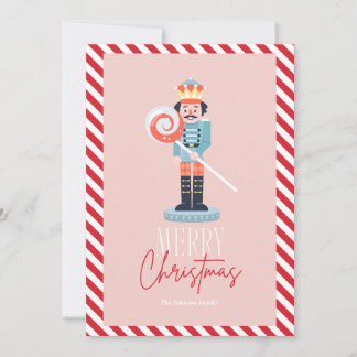 Glimlachende Notenkraker Christmas Kaart