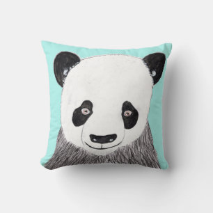 Glimlachende Panda Kussen
