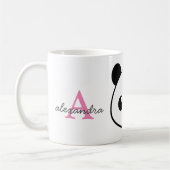 Glimlachende Panda Monogram Koffie Mok – Gepersona (Links)