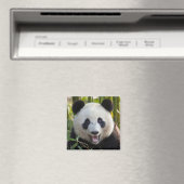 Glimlachende pandaportret magneet (Insitu (Vaatwasser))