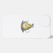 Glimlachende Pear Teapot iPhone Case Hoesje (Achterkant horizontaal)
