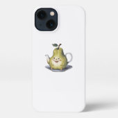 Glimlachende Pear Teapot iPhone Case iPhone Hoesje (Achterkant)