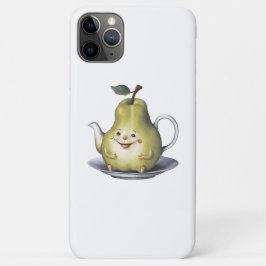 Glimlachende Peer Theepot Case-Mate iPhone Case