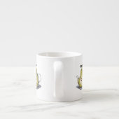 Glimlachende Peertheepot Espresso Kop (Achterkant)