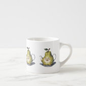 Glimlachende Peertheepot Espresso Kop (Rechts)