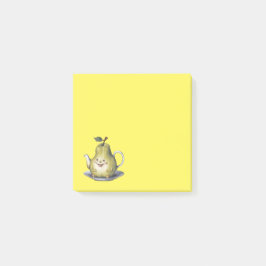 Glimlachende Peertheepot Post-it® Notes