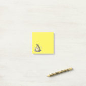 Glimlachende Peertheepot Post-it® Notes (Op bureau)