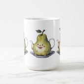 Glimlachende perentheepot koffiemok (Center)