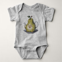 Glimlachende perentheepot