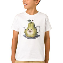 Glimlachende perentheepot