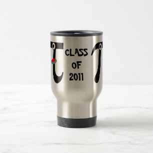 Glimlachende Pi Klas van 2011 Aluminium Reisbeker