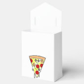 Glimlachende Pizza Slice Goody Box Bedankdoosjes (Geopend)