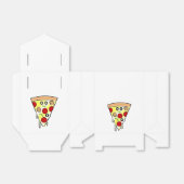 Glimlachende Pizza Slice Goody Box Bedankdoosjes (Uitgevouwen)