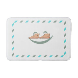 Glimlachende Pluche Voeten Badmat met Decoratieve 