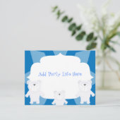 Glimlachende Polar Beren Leuke Schattigee Cartoon (Staand voorkant)