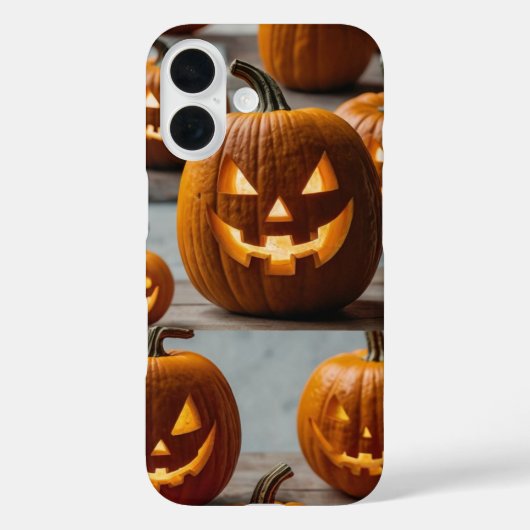 Glimlachende pompoen gezicht Halloween Case-Mate iPhone Case (Achterkant)