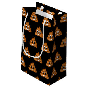 Glimlachende Poop Emoji geschenktas Klein Cadeauzakje