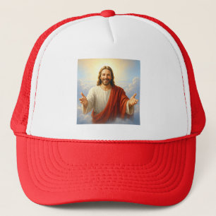 Glimlachende redder trucker pet