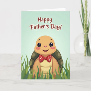 Glimlachende Reptiel Vaderdag Kaart