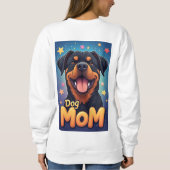 Glimlachende Rottweiler-hond Moeder Trui (Achterkant)